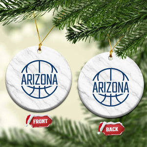 Arizona State Pride Ceramic Ornament Grand Canyon State Basketball Gift TS12 1pc White Marble Print Your Wear