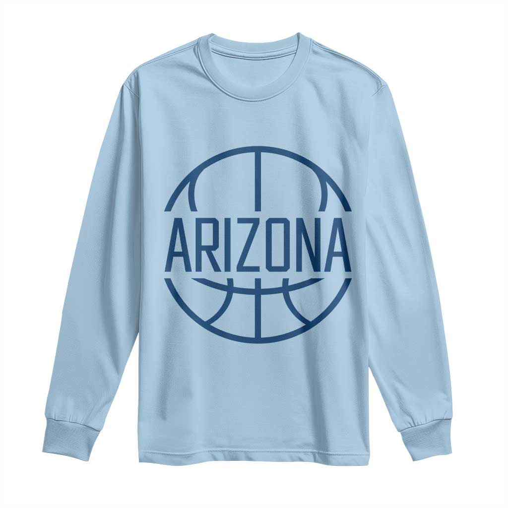 Arizona State Pride Long Sleeve Shirt Grand Canyon State Basketball Gift TS12 Light Blue Print Your Wear