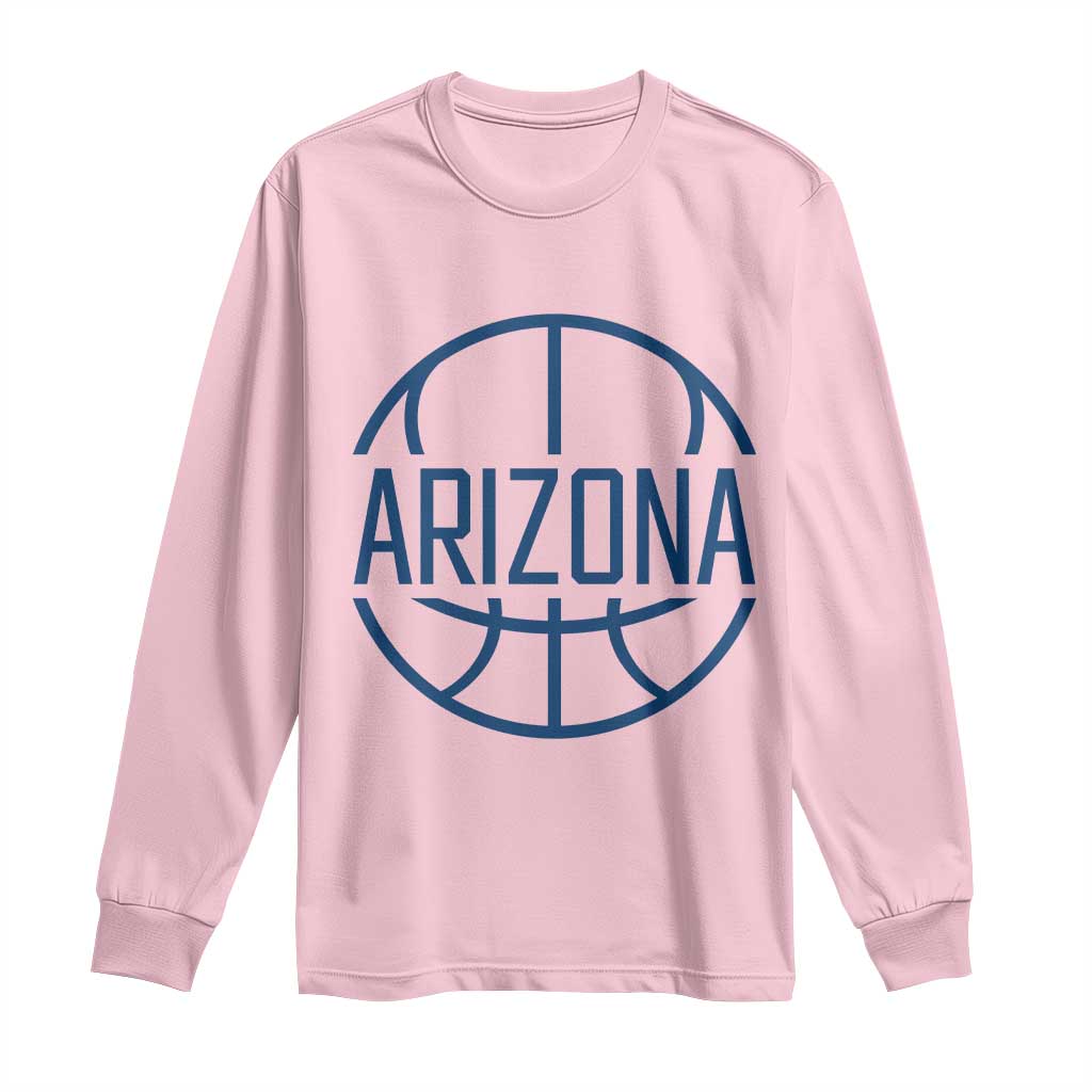 Arizona State Pride Long Sleeve Shirt Grand Canyon State Basketball Gift TS12 Light Pink Print Your Wear