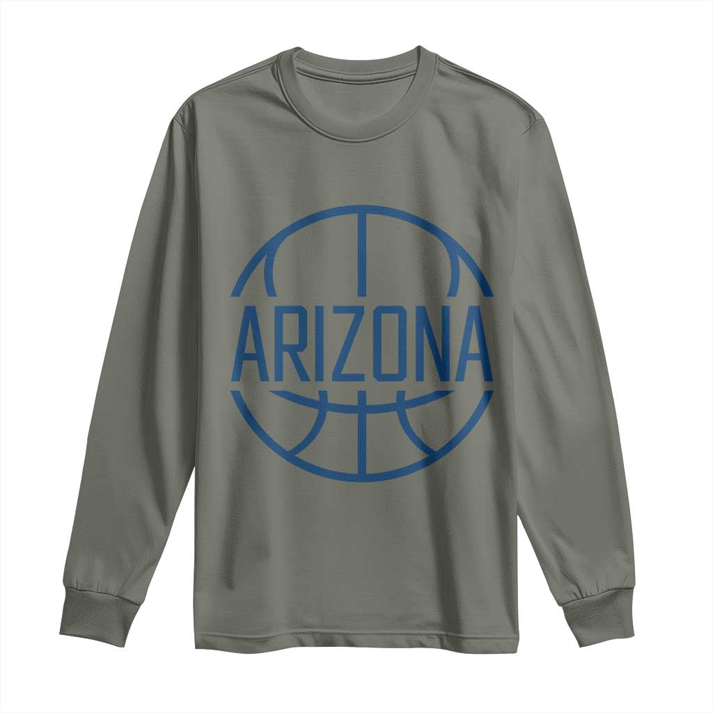 Arizona State Pride Long Sleeve Shirt Grand Canyon State Basketball Gift TS12 Military Green Print Your Wear