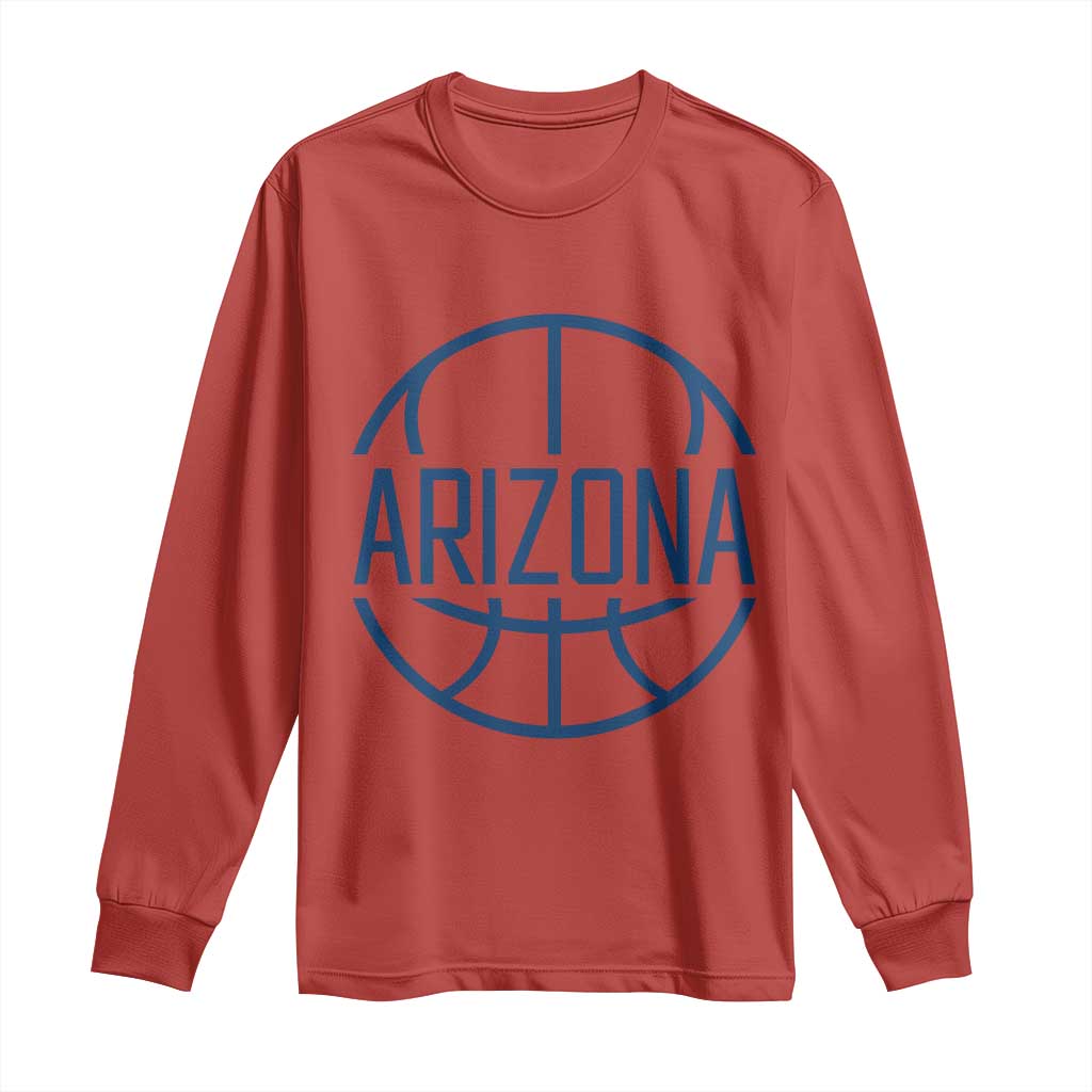 Arizona State Pride Long Sleeve Shirt Grand Canyon State Basketball Gift TS12 Red Print Your Wear