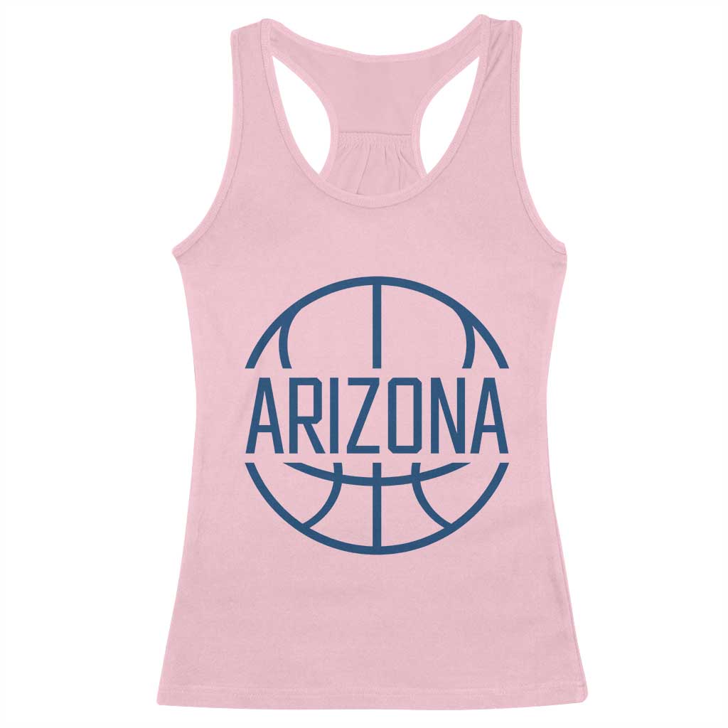 Arizona State Pride Racerback Tank Top Grand Canyon State Basketball Gift TS12 Light Pink Print Your Wear