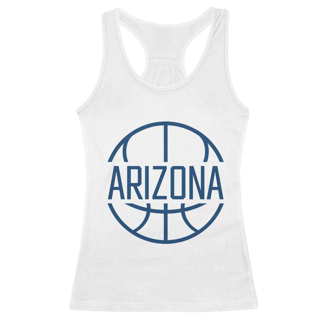 Arizona State Pride Racerback Tank Top Grand Canyon State Basketball Gift TS12 White Print Your Wear