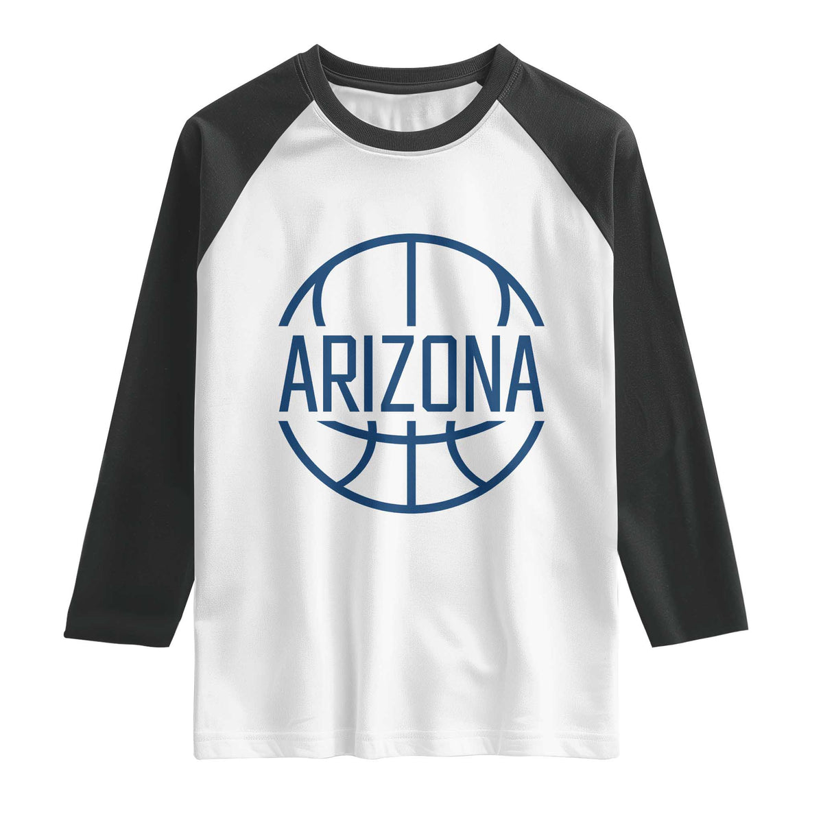 Arizona State Pride Raglan Shirt Grand Canyon State Basketball Gift TS12 White Black Print Your Wear