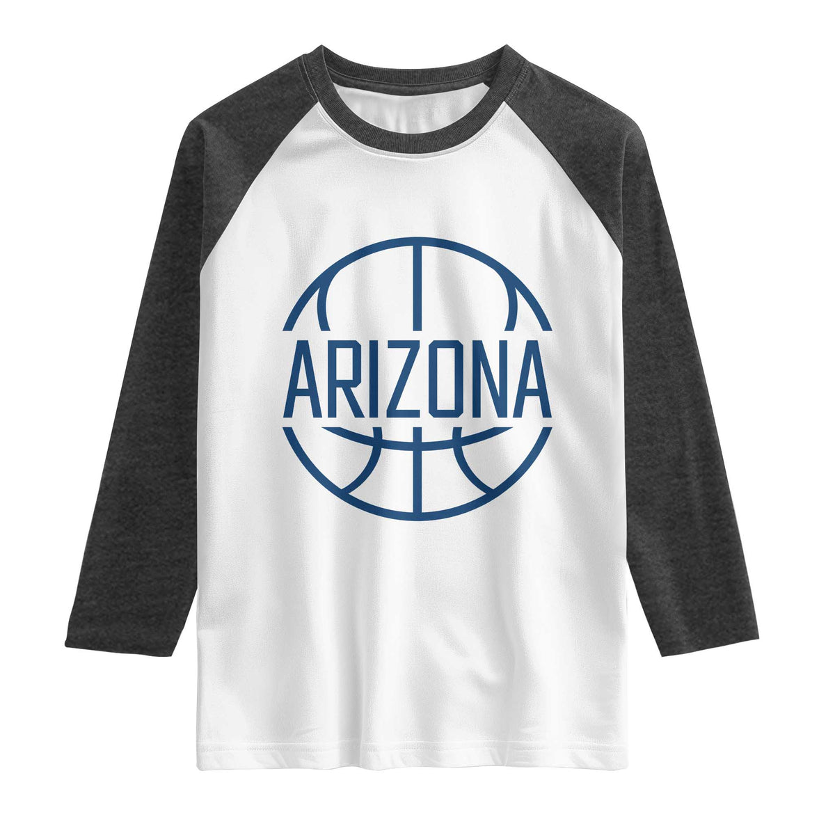 Arizona State Pride Raglan Shirt Grand Canyon State Basketball Gift TS12 White Heather Charcoal Print Your Wear