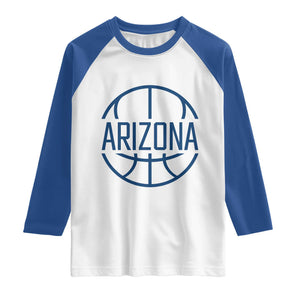 Arizona State Pride Raglan Shirt Grand Canyon State Basketball Gift TS12 White Royal Print Your Wear