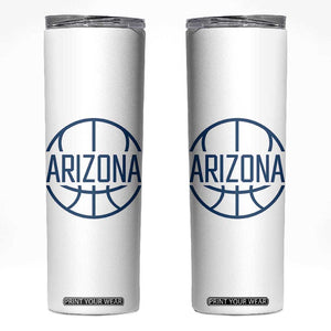 Arizona State Pride Skinny Tumbler Grand Canyon State Basketball Gift TS12 White Print Your Wear