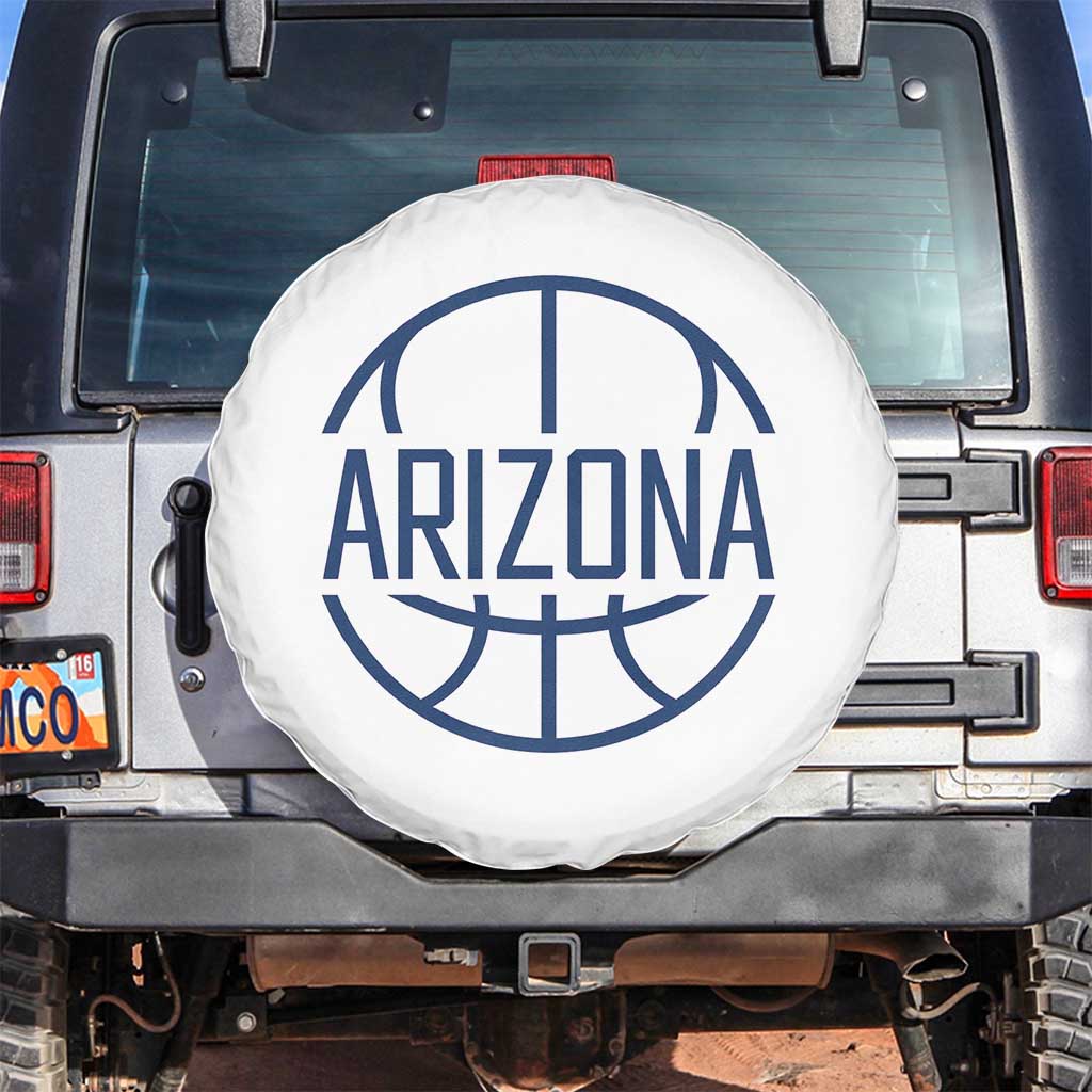 Arizona State Pride Spare Tire Cover Grand Canyon State Basketball Gift TS12 No hole White Print Your Wear