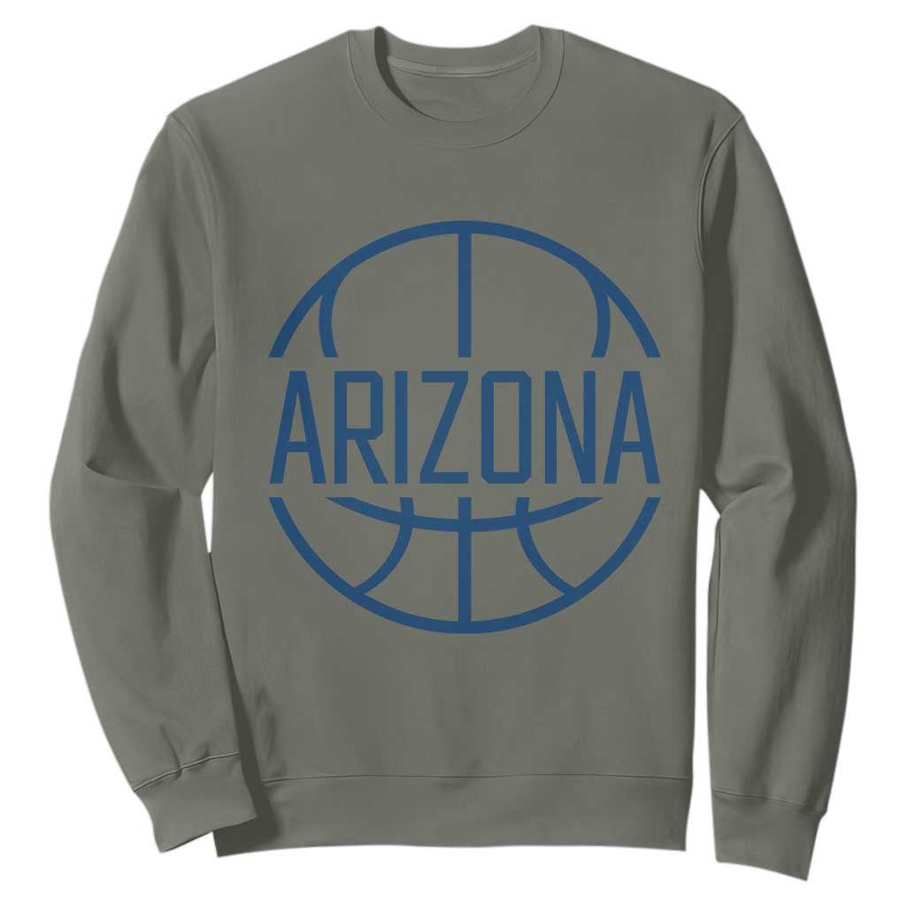 Arizona State Pride Sweatshirt Grand Canyon State Basketball Gift TS12 Military Green Print Your Wear