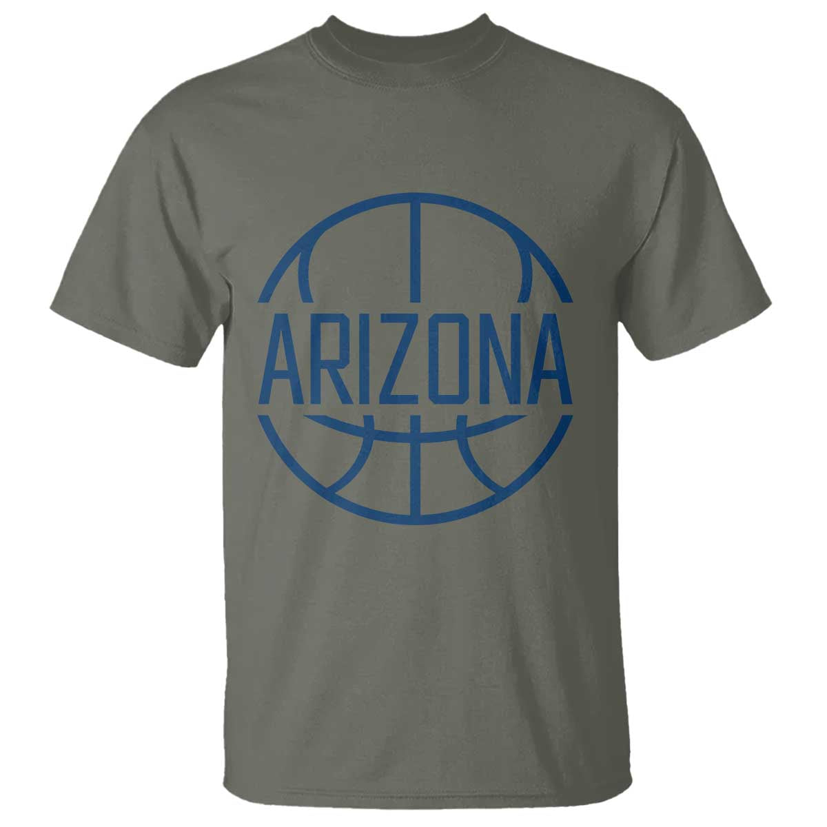 Arizona State Pride T Shirt Grand Canyon State Basketball Gift TS12 Military Green Print Your Wear