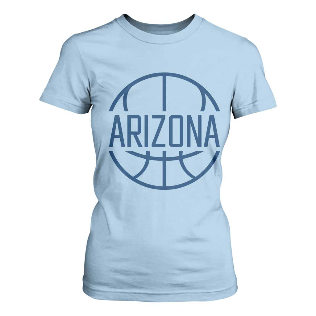 Arizona State Pride T Shirt For Women Grand Canyon State Basketball Gift TS12 Light Blue Print Your Wear
