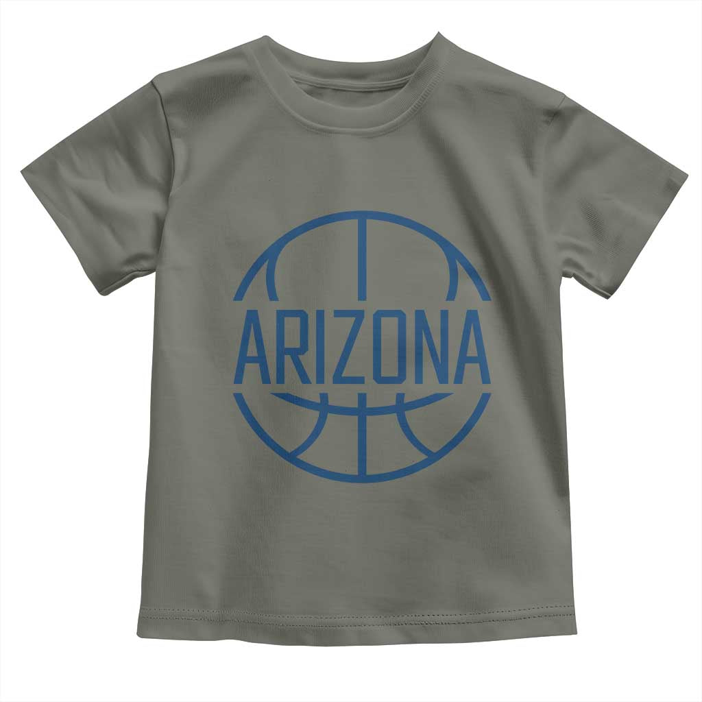 Arizona State Pride Toddler T Shirt Grand Canyon State Basketball Gift TS12 Military Green Print Your Wear