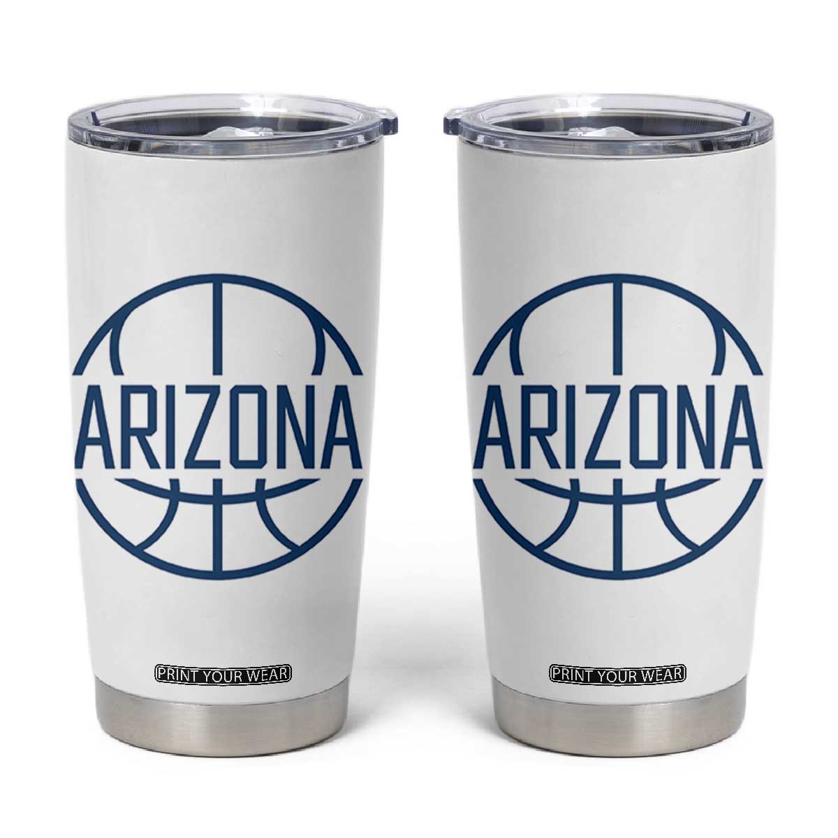 Arizona State Pride Tumbler Cup Grand Canyon State Basketball Gift TS12 White Print Your Wear
