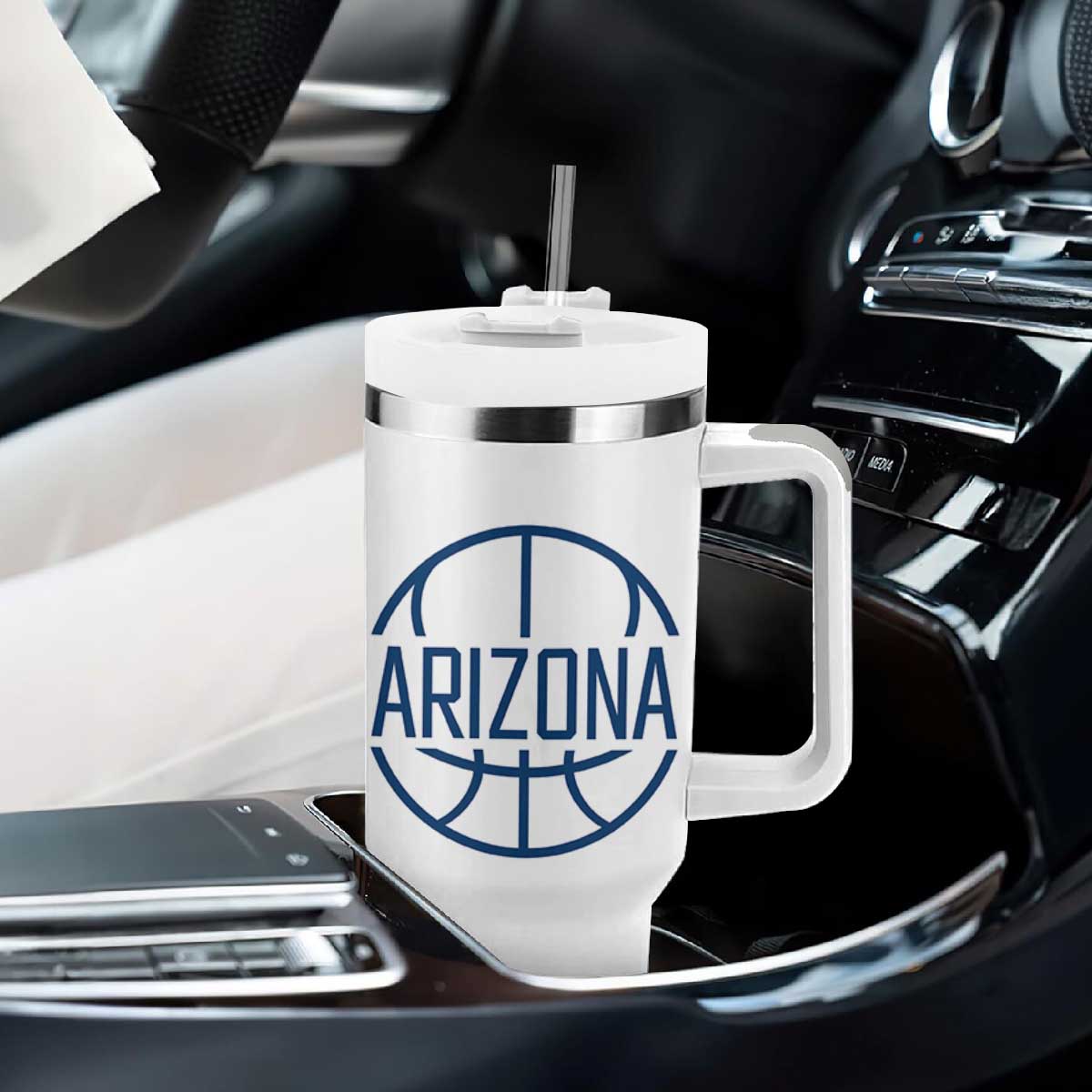 Arizona State Pride Tumbler With Handle Grand Canyon State Basketball Gift TS12 Print Your Wear