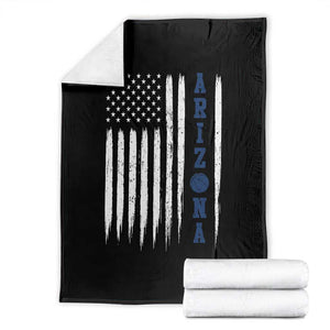 Arizona Patriotic Sports Throw Blanket US Flag Basketball Player Gift TS12 Black Print Your Wear