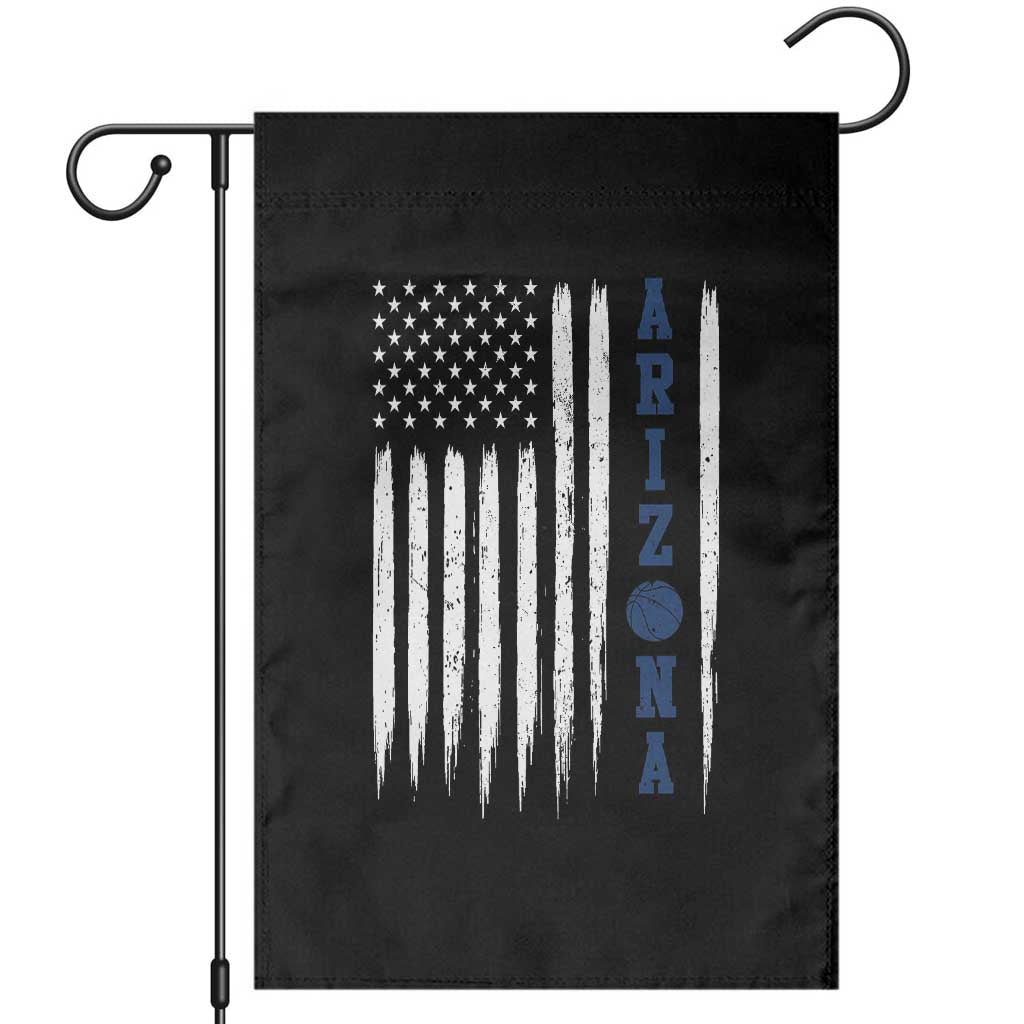 Arizona Patriotic Sports Garden Flag US Flag Basketball Player Gift TS12 Black Print Your Wear
