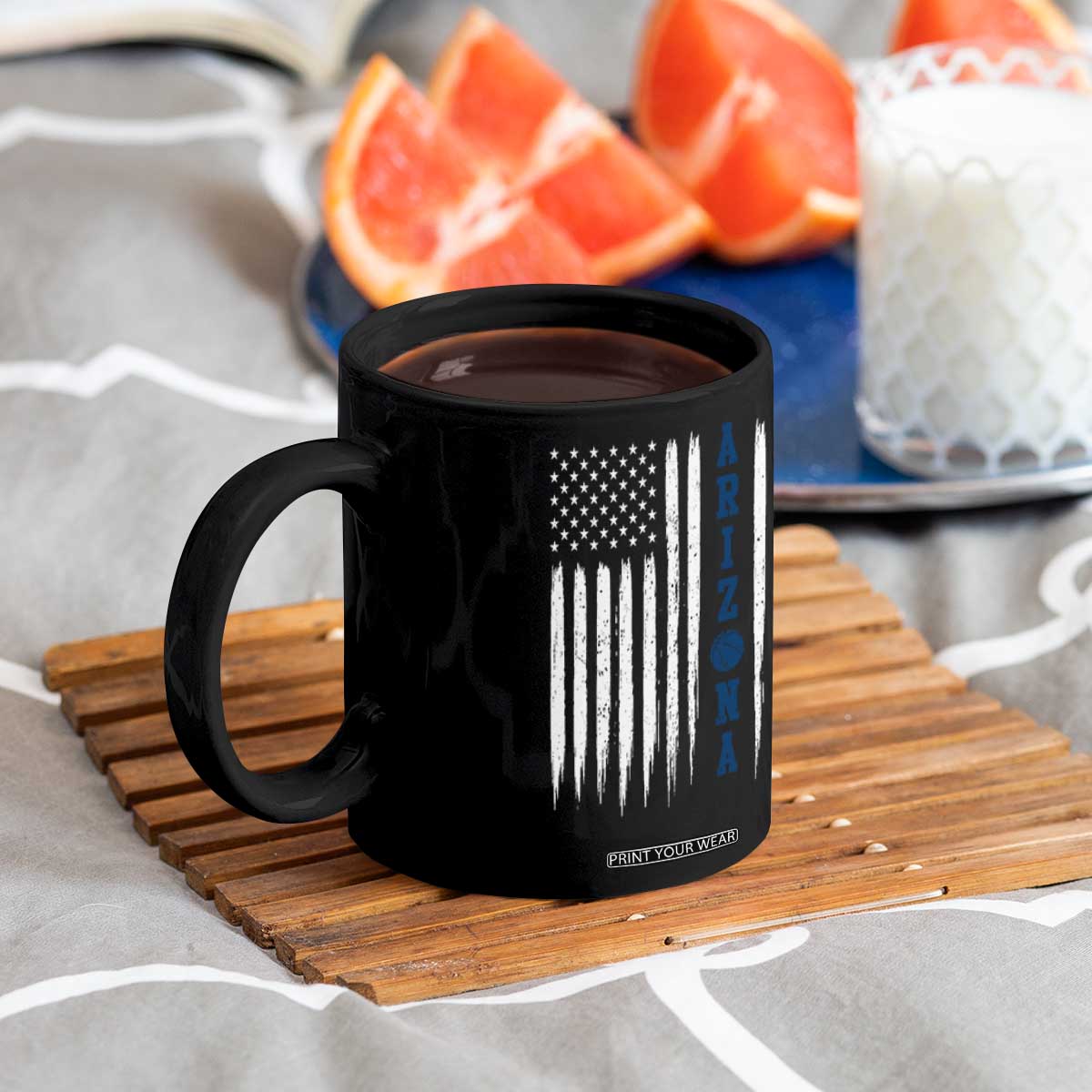 Arizona Patriotic Sports Coffee Mug US Flag Basketball Player Gift TS12 Print Your Wear