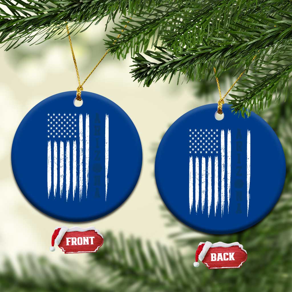 Arizona Patriotic Sports Ceramic Ornament US Flag Basketball Player Gift TS12 1pc Blue Print Your Wear