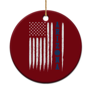Arizona Patriotic Sports Ceramic Ornament US Flag Basketball Player Gift TS12 1pc Red Print Your Wear