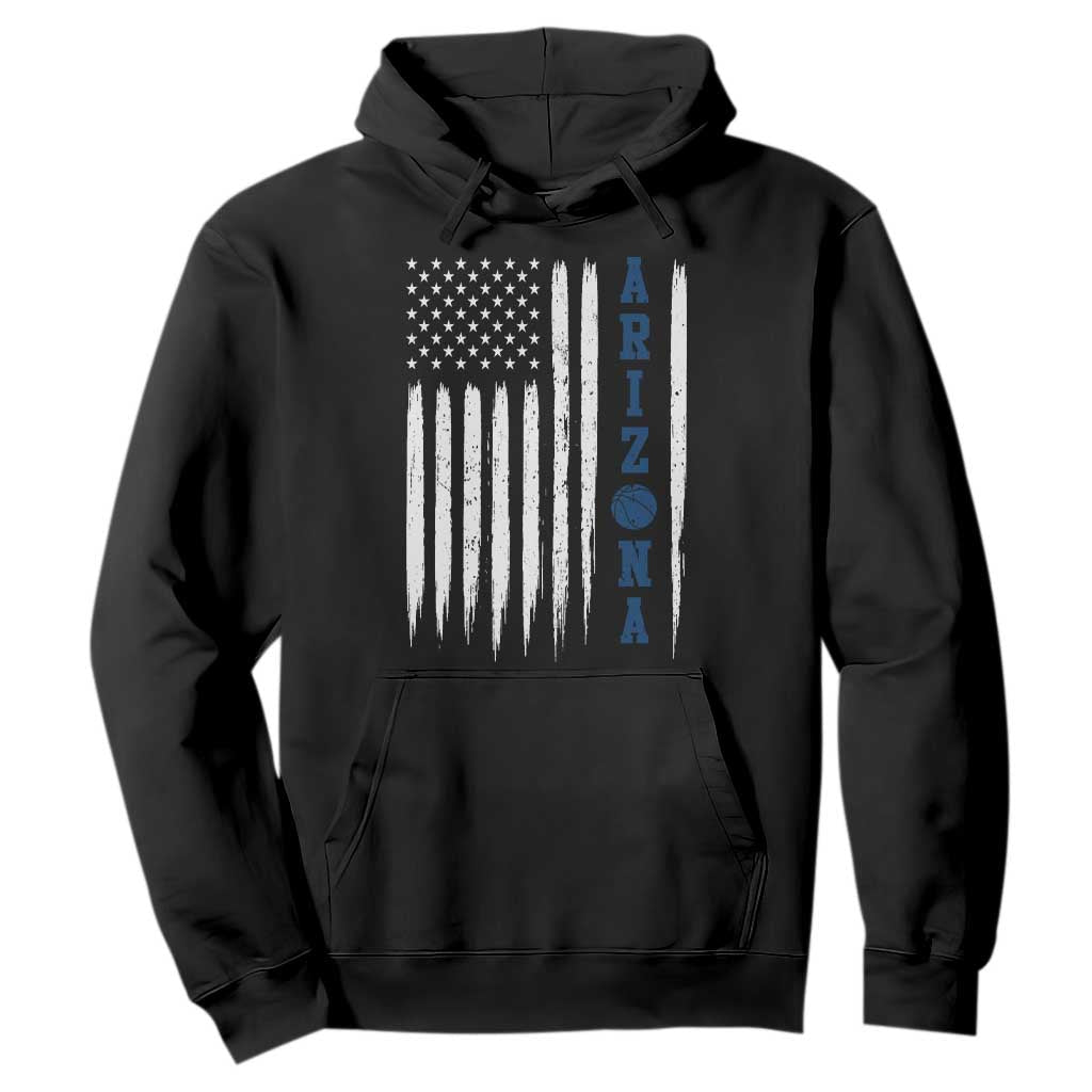 Arizona Patriotic Sports Hoodie US Flag Basketball Player Gift TS12 Black Print Your Wear
