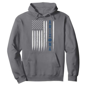 Arizona Patriotic Sports Hoodie US Flag Basketball Player Gift TS12 Charcoal Print Your Wear