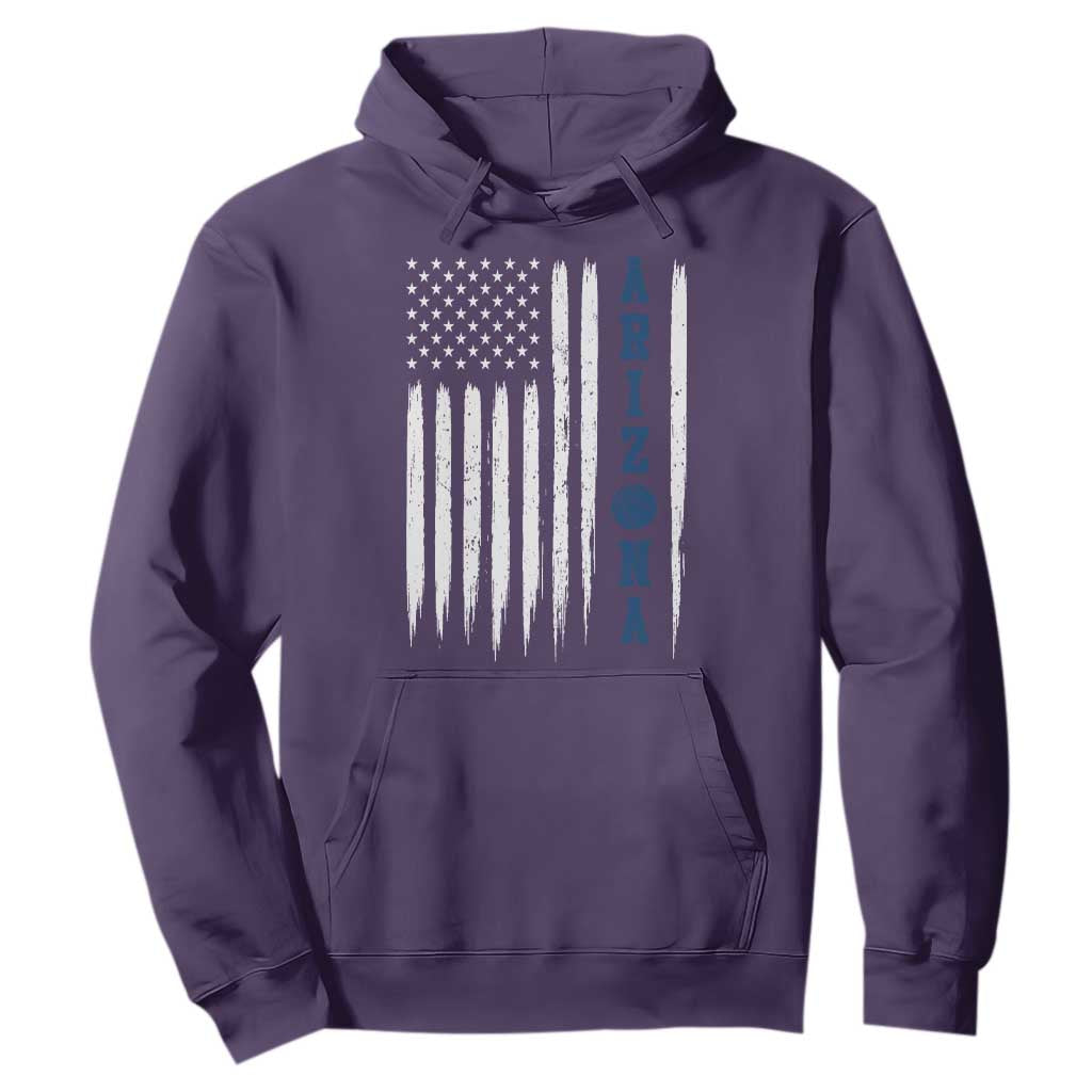 Arizona Patriotic Sports Hoodie US Flag Basketball Player Gift TS12 Purple Print Your Wear