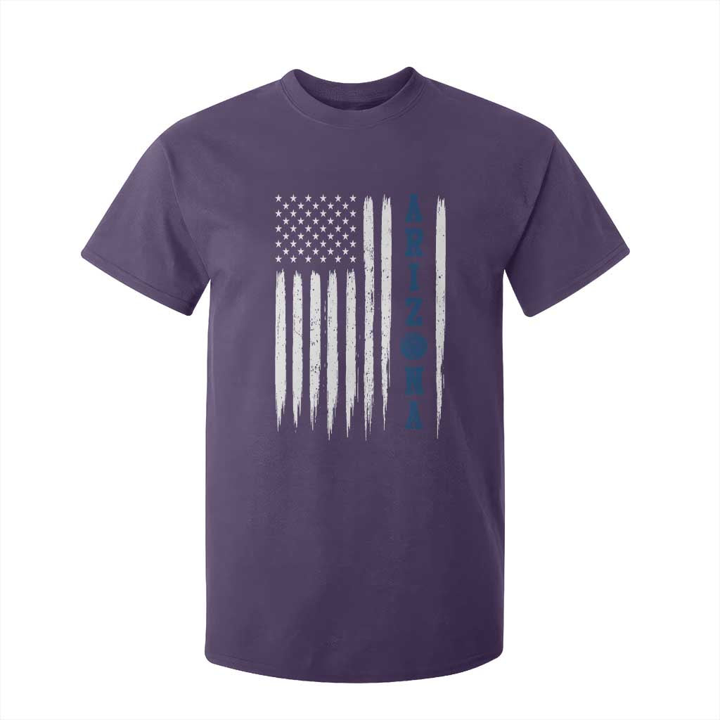 Arizona Patriotic Sports T Shirt For Kid US Flag Basketball Player Gift TS12 Purple Print Your Wear