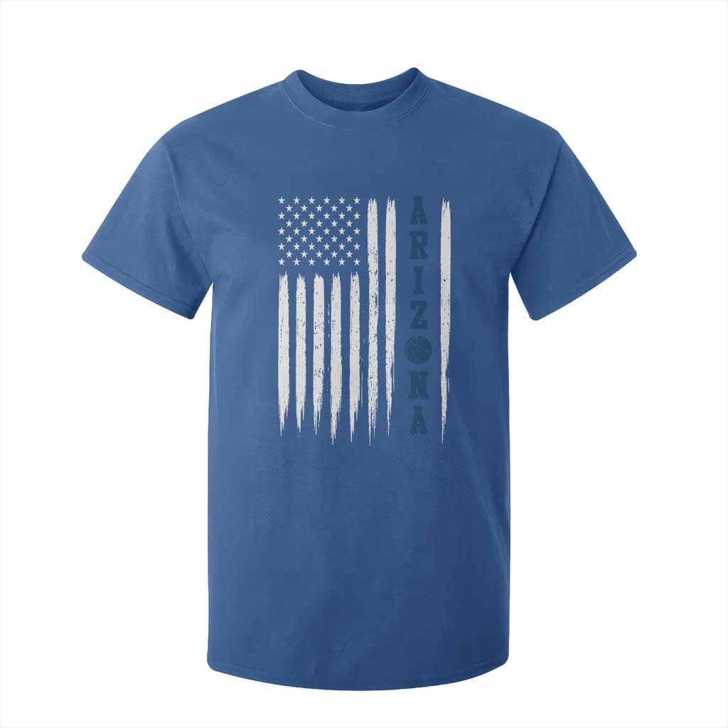 Arizona Patriotic Sports T Shirt For Kid US Flag Basketball Player Gift TS12 Royal Blue Print Your Wear