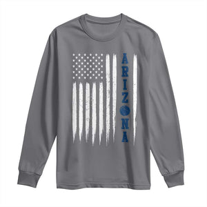 Arizona Patriotic Sports Long Sleeve Shirt US Flag Basketball Player Gift TS12 Charcoal Print Your Wear
