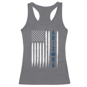Arizona Patriotic Sports Racerback Tank Top US Flag Basketball Player Gift TS12 Charcoal Print Your Wear