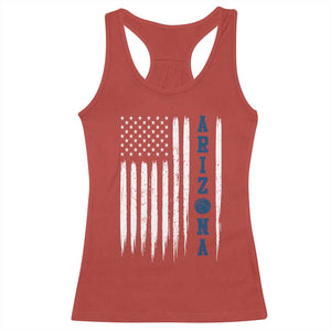 Arizona Patriotic Sports Racerback Tank Top US Flag Basketball Player Gift TS12 Red Print Your Wear