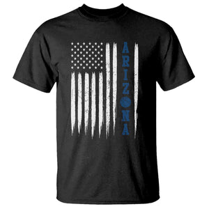 Arizona Patriotic Sports T Shirt US Flag Basketball Player Gift TS12 Black Print Your Wear