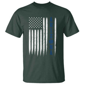Arizona Patriotic Sports T Shirt US Flag Basketball Player Gift TS12 Dark Forest Green Print Your Wear
