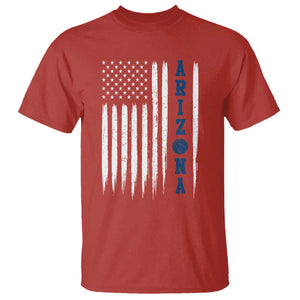 Arizona Patriotic Sports T Shirt US Flag Basketball Player Gift TS12 Red Print Your Wear