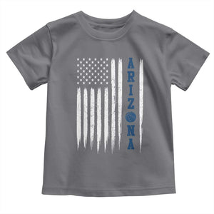 Arizona Patriotic Sports Toddler T Shirt US Flag Basketball Player Gift TS12 Charcoal Print Your Wear