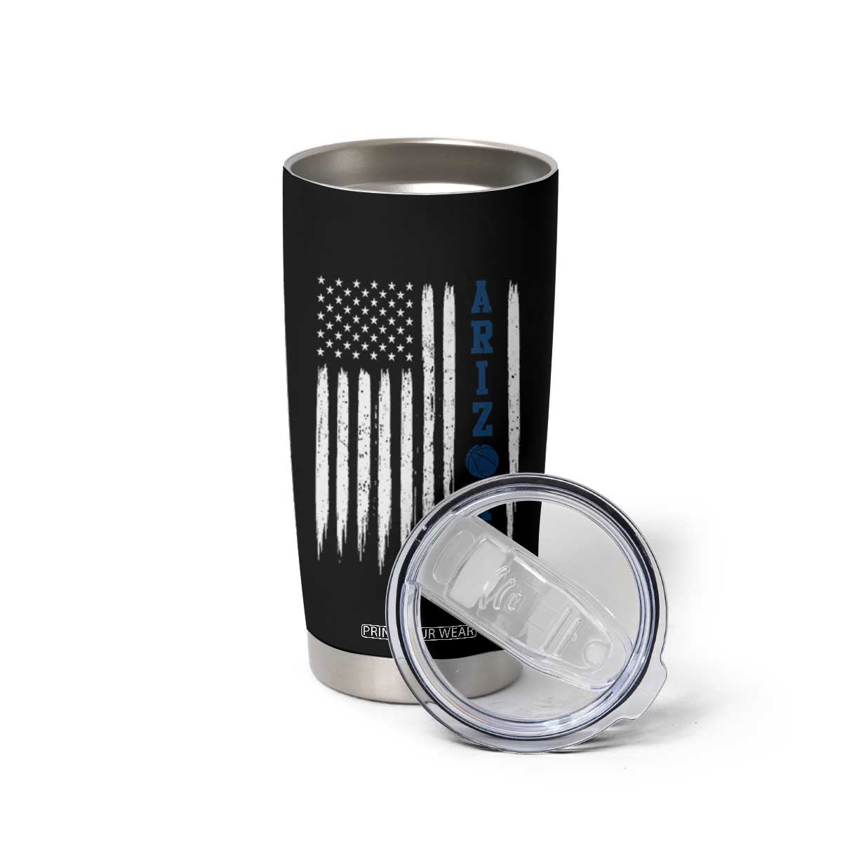 Arizona Patriotic Sports Tumbler Cup US Flag Basketball Player Gift TS12 Print Your Wear