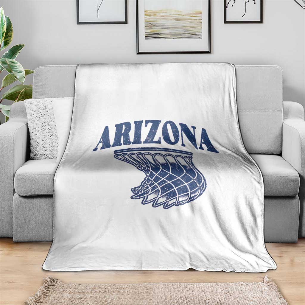 Arizona State Hoops Fan Gift Throw Blanket Basketball Lover TS12 Print Your Wear