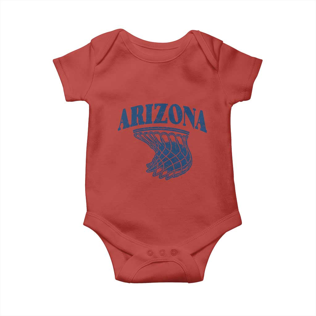 Arizona State Hoops Fan Gift Baby Onesie Basketball Lover TS12 Red Print Your Wear