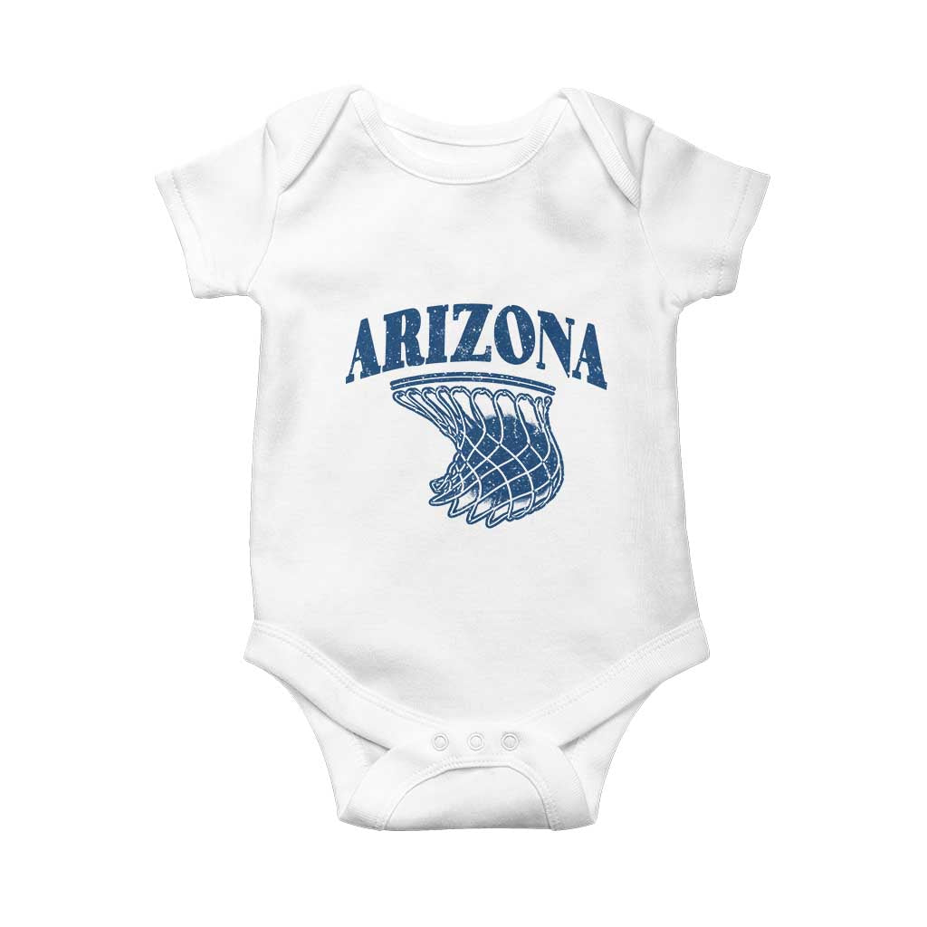 Arizona State Hoops Fan Gift Baby Onesie Basketball Lover TS12 White Print Your Wear