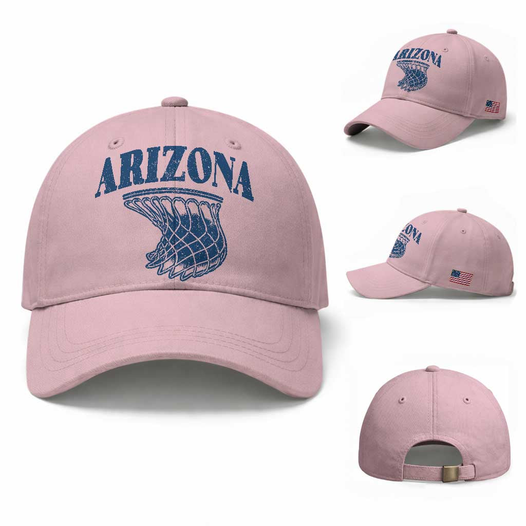 Arizona State Hoops Fan Gift Baseball Cap Basketball Lover TS12 Baseball Cap Universal Fit Light Pink Print Your Wear