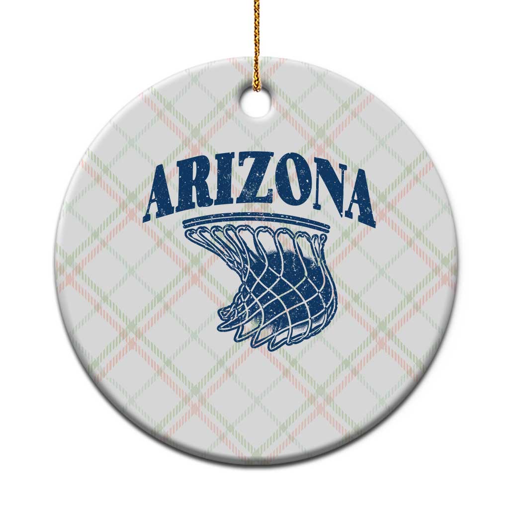 Arizona State Hoops Fan Gift Ceramic Ornament Basketball Lover TS12 1pc Christmas Plaid Print Your Wear