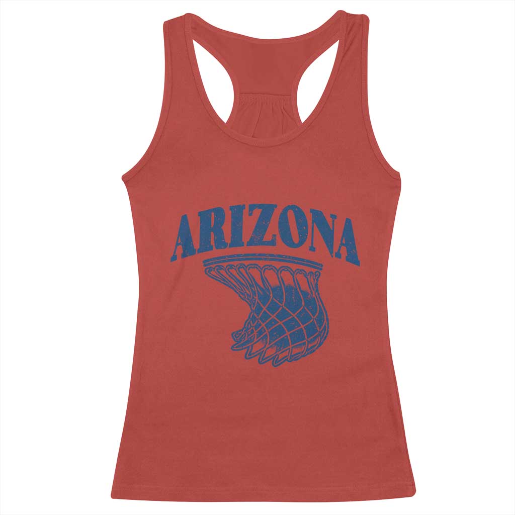 Arizona State Hoops Fan Gift Racerback Tank Top Basketball Lover TS12 Red Print Your Wear