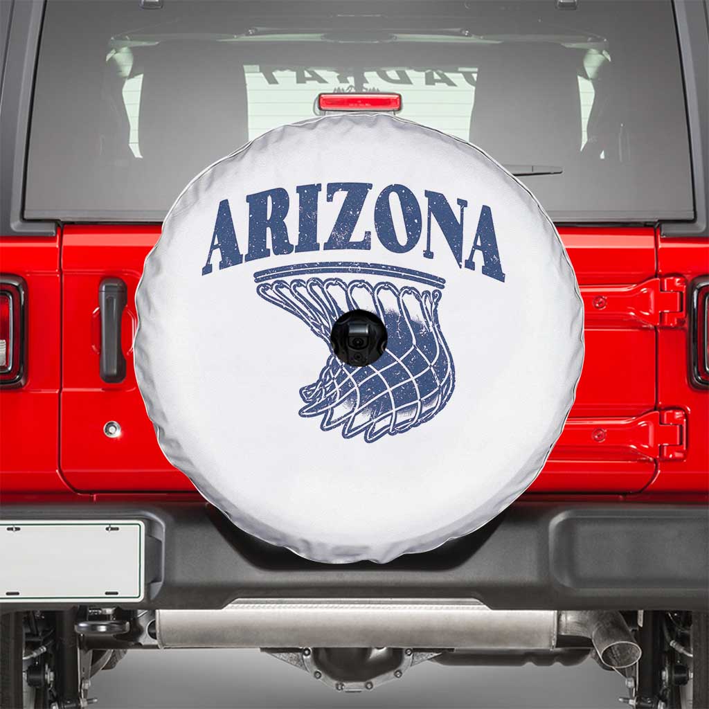 Arizona State Hoops Fan Gift Spare Tire Cover Basketball Lover TS12 White Print Your Wear