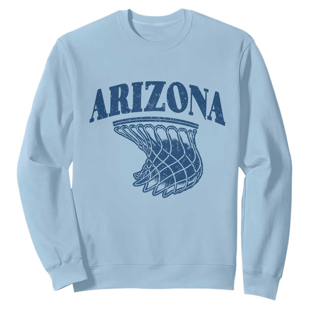 Arizona State Hoops Fan Gift Sweatshirt Basketball Lover TS12 Light Blue Print Your Wear