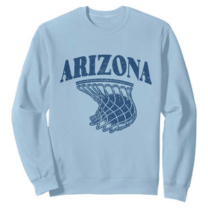 Arizona State Hoops Fan Gift Sweatshirt Basketball Lover TS12 Light Blue Print Your Wear