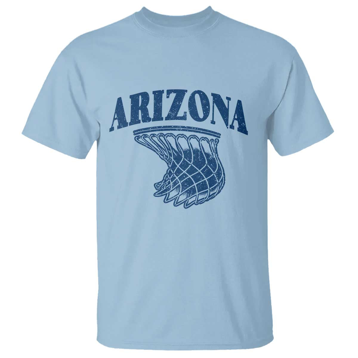 Arizona State Hoops Fan Gift T Shirt Basketball Lover TS12 Light Blue Print Your Wear