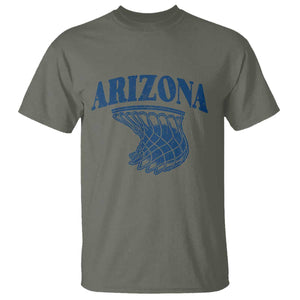 Arizona State Hoops Fan Gift T Shirt Basketball Lover TS12 Military Green Print Your Wear
