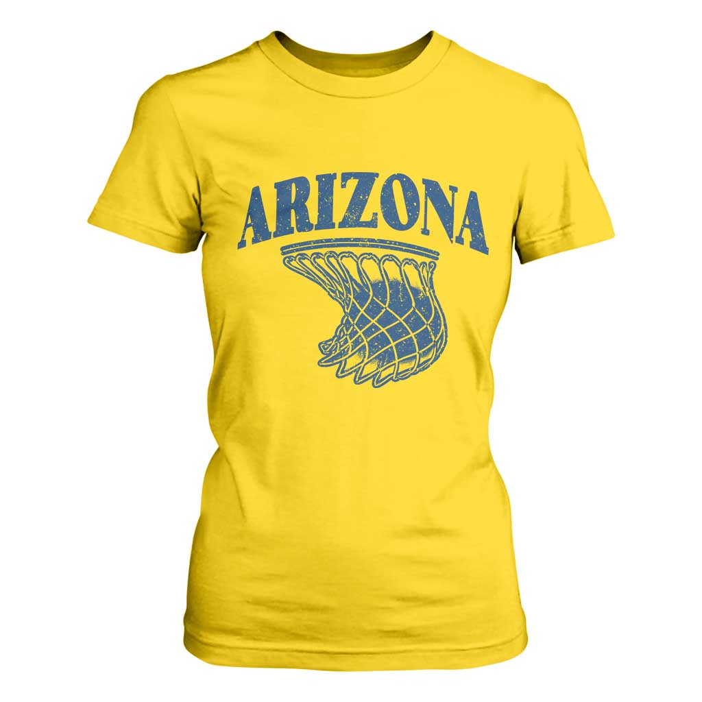 Arizona State Hoops Fan Gift T Shirt For Women Basketball Lover TS12 Daisy Print Your Wear