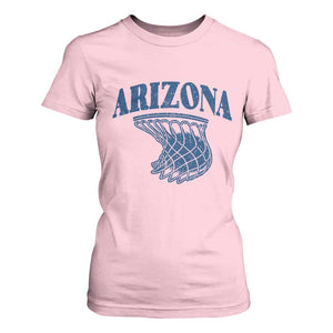 Arizona State Hoops Fan Gift T Shirt For Women Basketball Lover TS12 Light Pink Print Your Wear