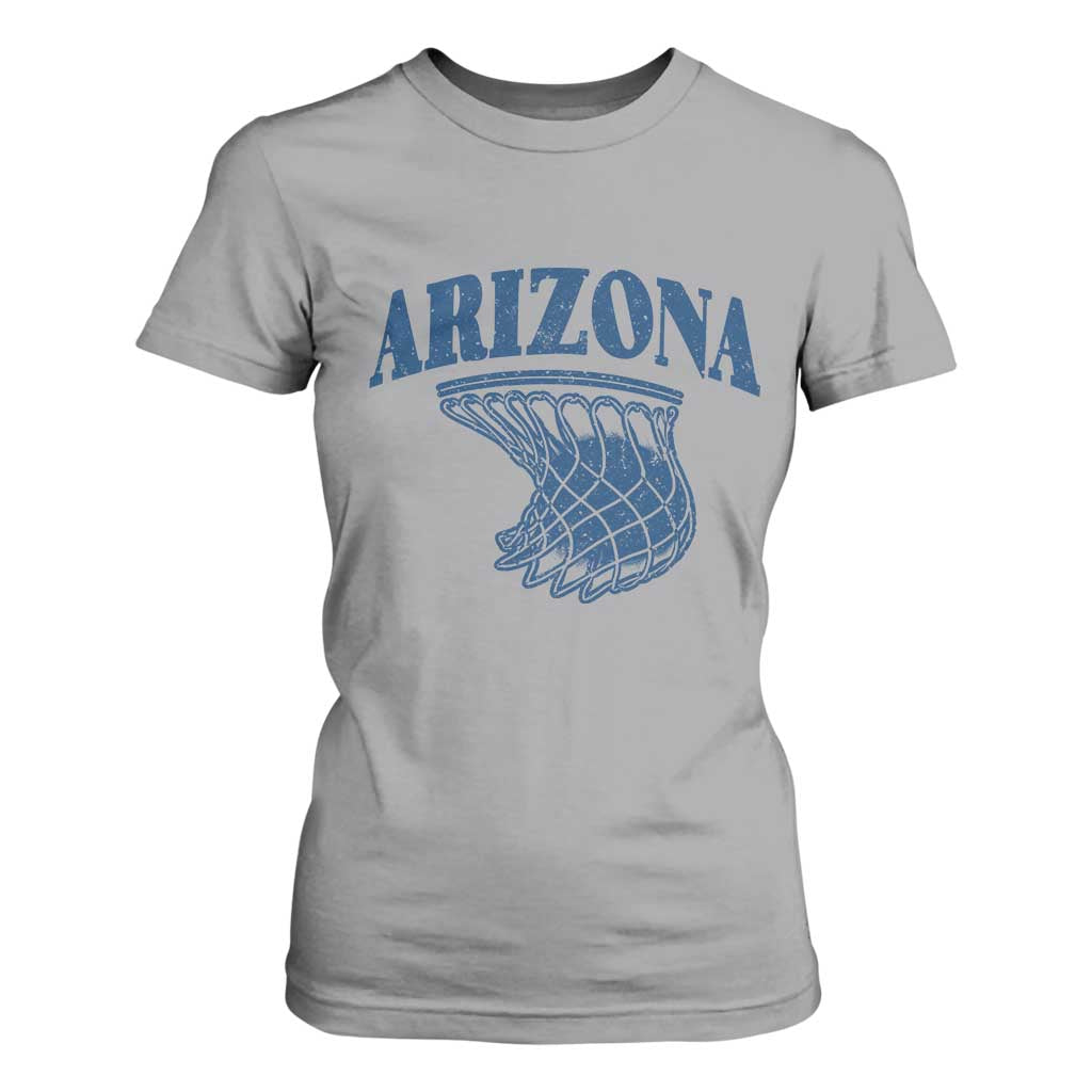 Arizona State Hoops Fan Gift T Shirt For Women Basketball Lover TS12 Sport Gray Print Your Wear